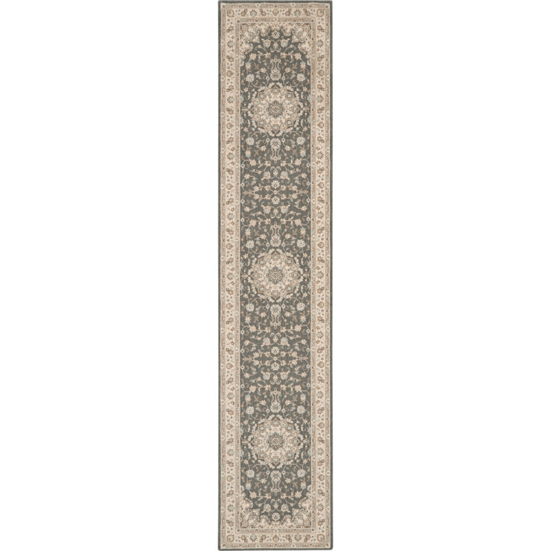Crownover Wool Oriental Indoor Rug, Runner 2'6" x 12'