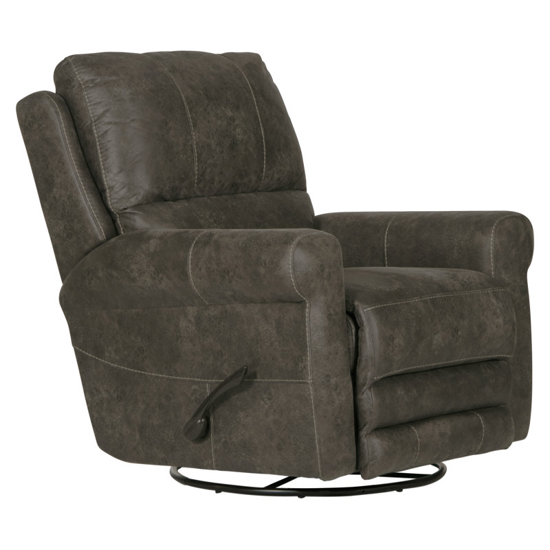Maddie Upholstered Recliner, Ash, Manual
