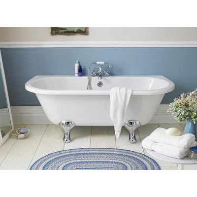 Kenton 1700mm x 750mm Soaking Acrylic Bathtub