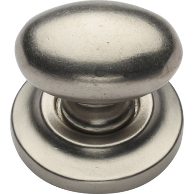 Oval (Egg) Cabinet Knob on Rose