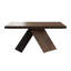 Table de salle à manger extensible de style campagnard, 160 à 200 cm, 4 à 6 couverts, en bois de noyer, idéale pour les réunions de famille et les réceptions.-2052638957-1967042697