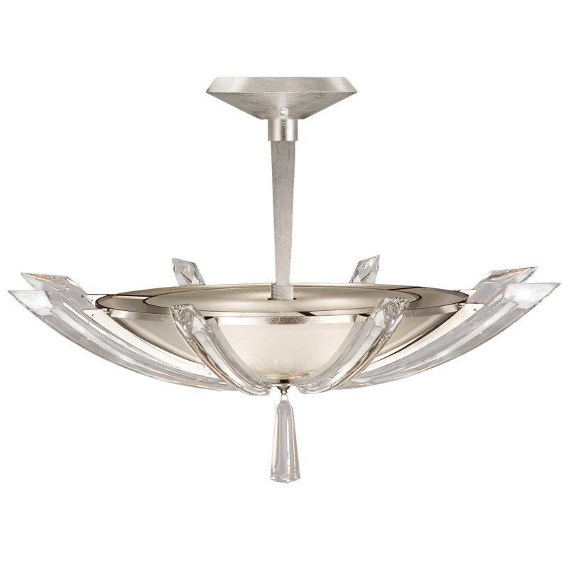 Luminaire suspendu Vol de Cristal 28 po