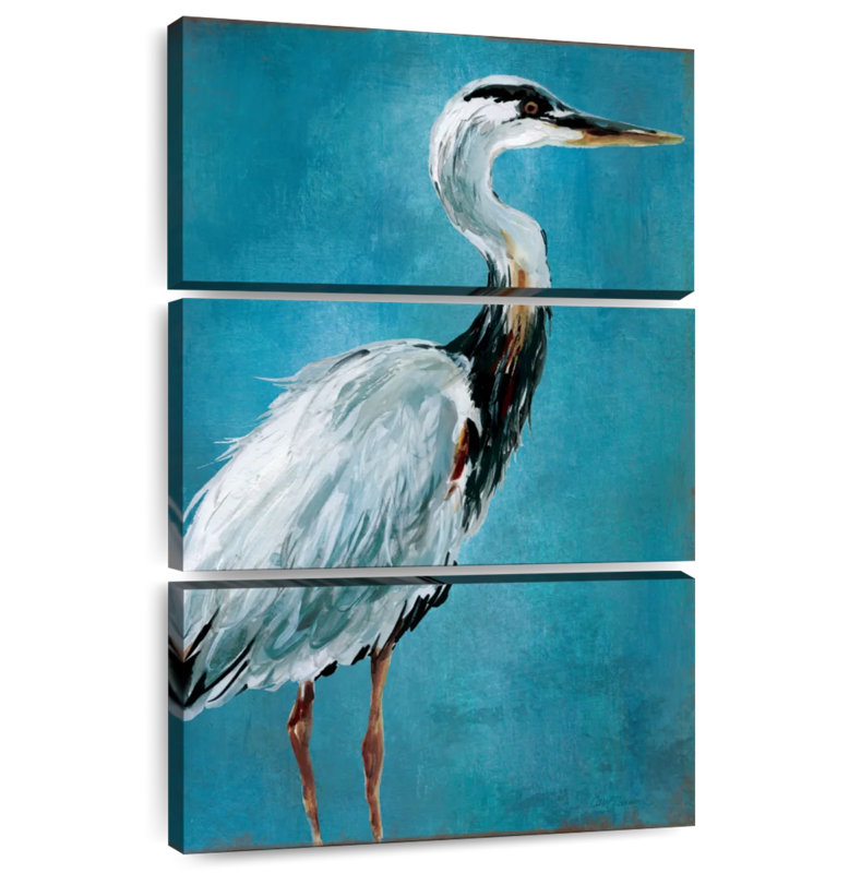 Brampt Great Blue Heron I, 32" H x 20" W