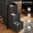 47 inch Computer Desk with 8 Storage Drawers, Gaming Desk with LED Lights & USB Power Outlets, Home Office Table with Monitor Stand, Study Writing Work Table for Bedroom, Black-118621634