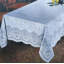 Nappe en vinyle blanc