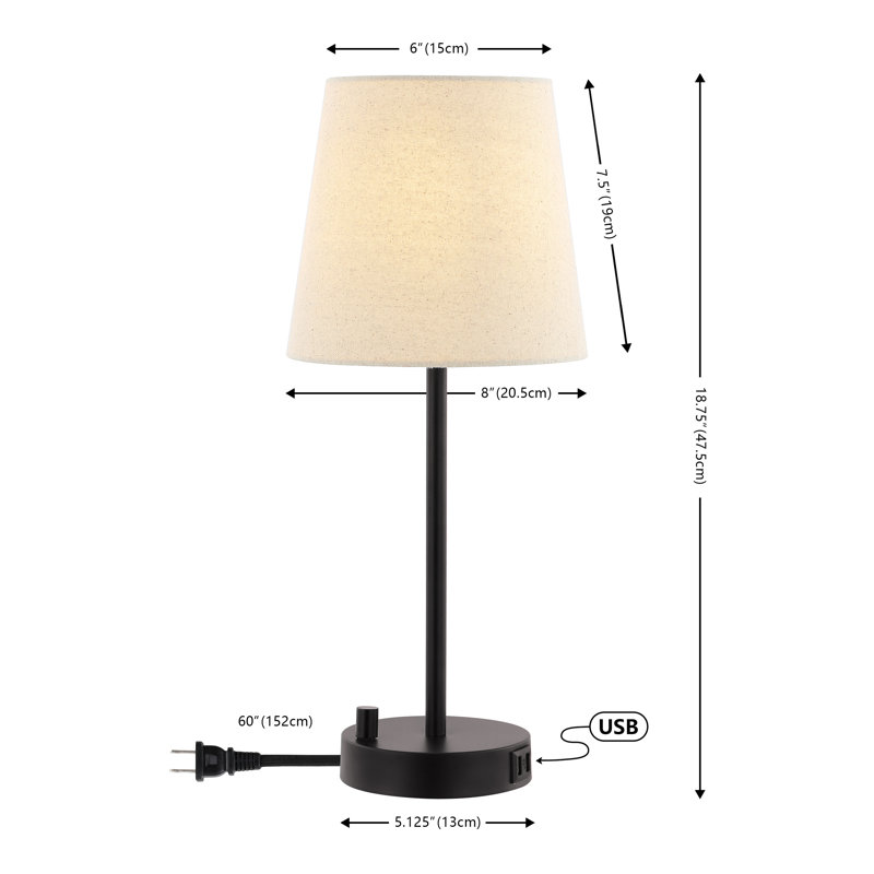 Lamayia Metal USB Table Lamp