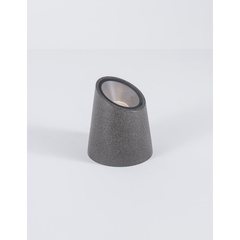 Transparent Pedestal Light, Dark Grey