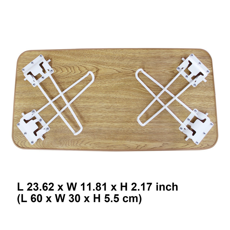 Plateau pour ordinateur portable Detchko, Naturel