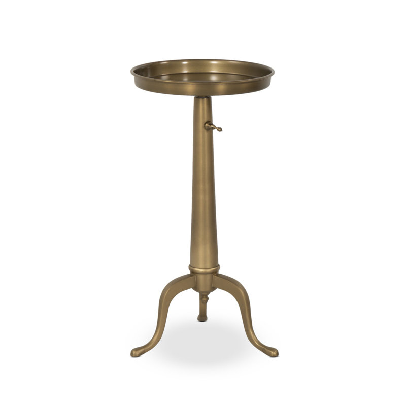 Oscardaniel End Table-Dark Matte Brass