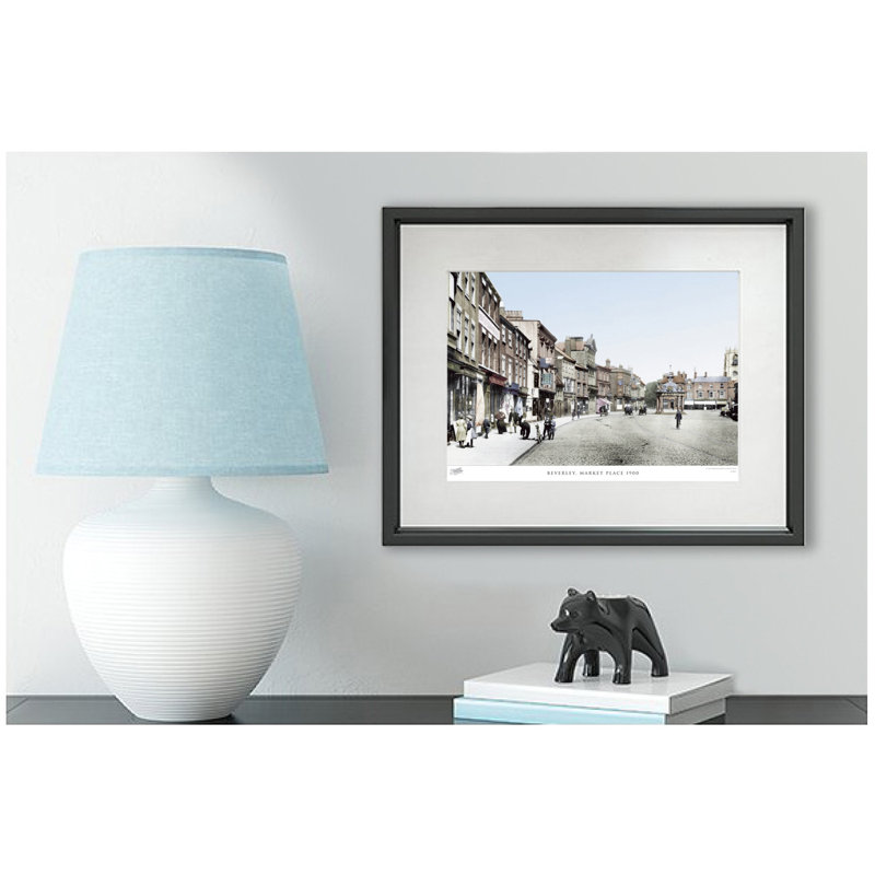Beverley, Market Place 1900 by Francis Frith - Single Picture Frame Print, 28cm H x 36cm W x 2.3cm D
