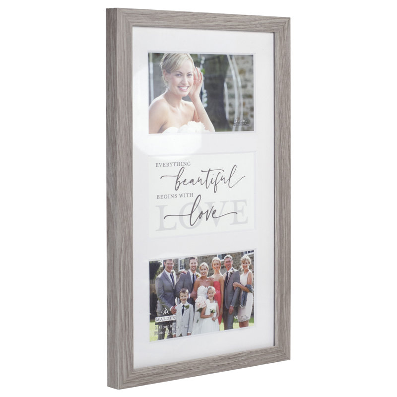 Moisi Gray Picture Frame with Mat