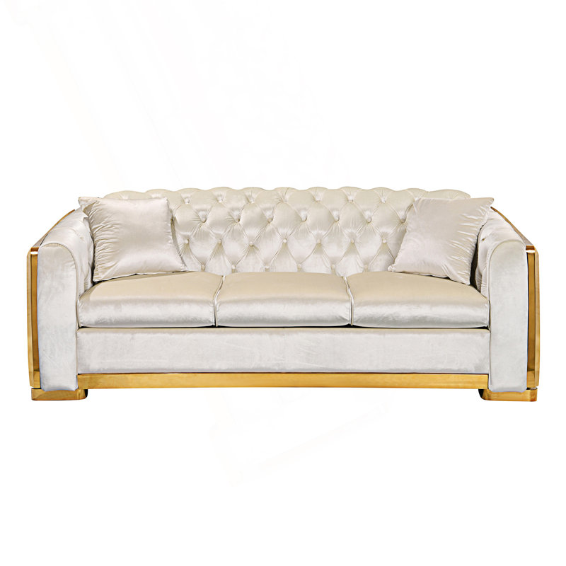 Canapé Chesterfield de luxe, canapé 3 places
