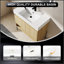 36 Inch Bathroom Vanity Combo with Single Resin Sink, Modern Storage Cabinet, Multilayer Solid Wood, Oak Finish