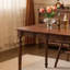 Table de salle à manger rétro classique en bois massif