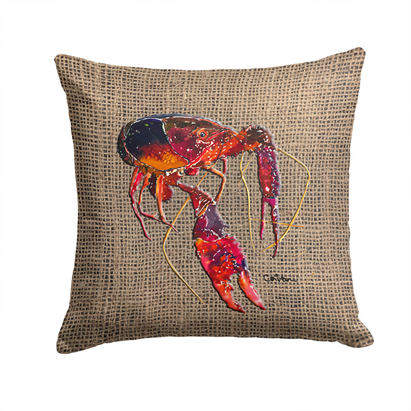 Housse et insert de coussin carré d'extérieur Crawfish