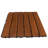 12" x 12" Wood Interlocking Deck Tile in Green Gray
