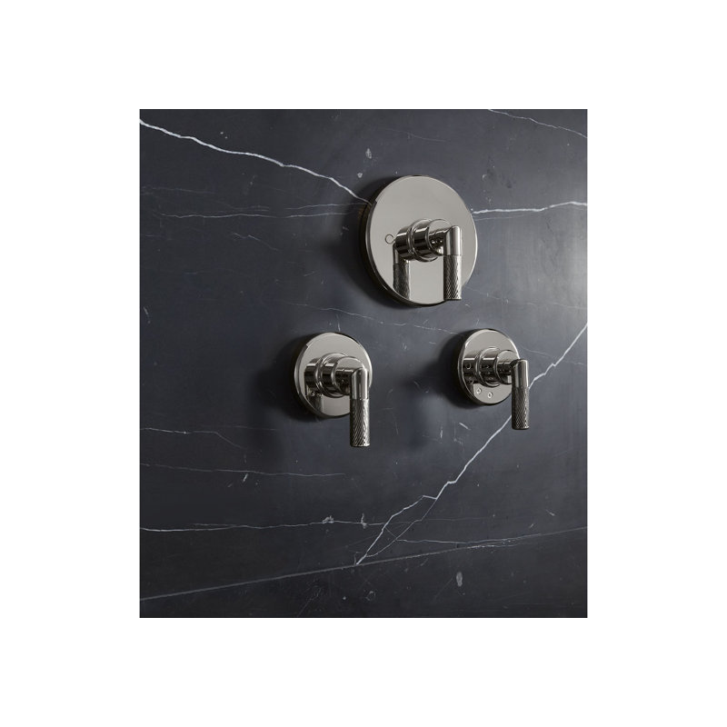 Pinna Paletta® Thermostatic Trim, Lever Handle, Polished Nickel