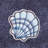 SHELL ROW 2PC Embellished Fingertip Towel Set 100% Turkish Cotton Fingertip Towel-449748465