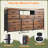 Multifunctional Dresser Tv Stand For 60" Tv With Fabric Drawers - Storage Cabinet With Charging Ports & Led Lights-2123350856