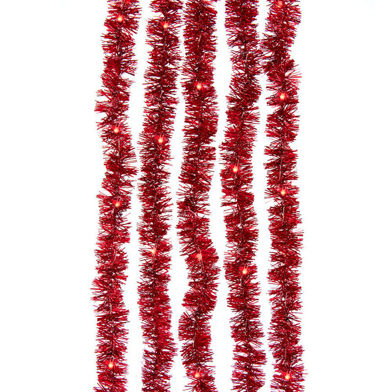 196'' String Lights, Red