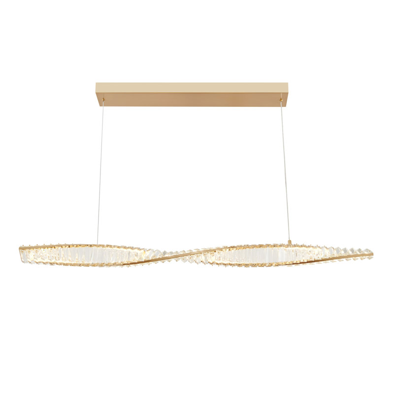 Lustre linéaire moderne à DEL à intensité variable Daimian