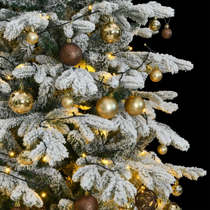 Arbre de Noël artificiel éclairé - support inclus, H 5,9 pi