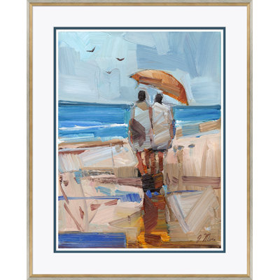 Under The Umbrella Painting by Joseph Mota
