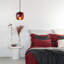 Luminaire suspendu en verre soufflé à la main l 6 po Hilary - George Oliver-283505201