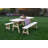 Summerhill 6 - Person Wood Patio Dining Set with Rectangular Table-86798048-86798034