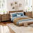 Union Rustic Modern Minimalist Wooden Nightstand Set Of 2,31.5" Large End Table With 3 Drawers,Reeded Design Bedside Table For Bedroom, Living Room,Entryway-1952325933