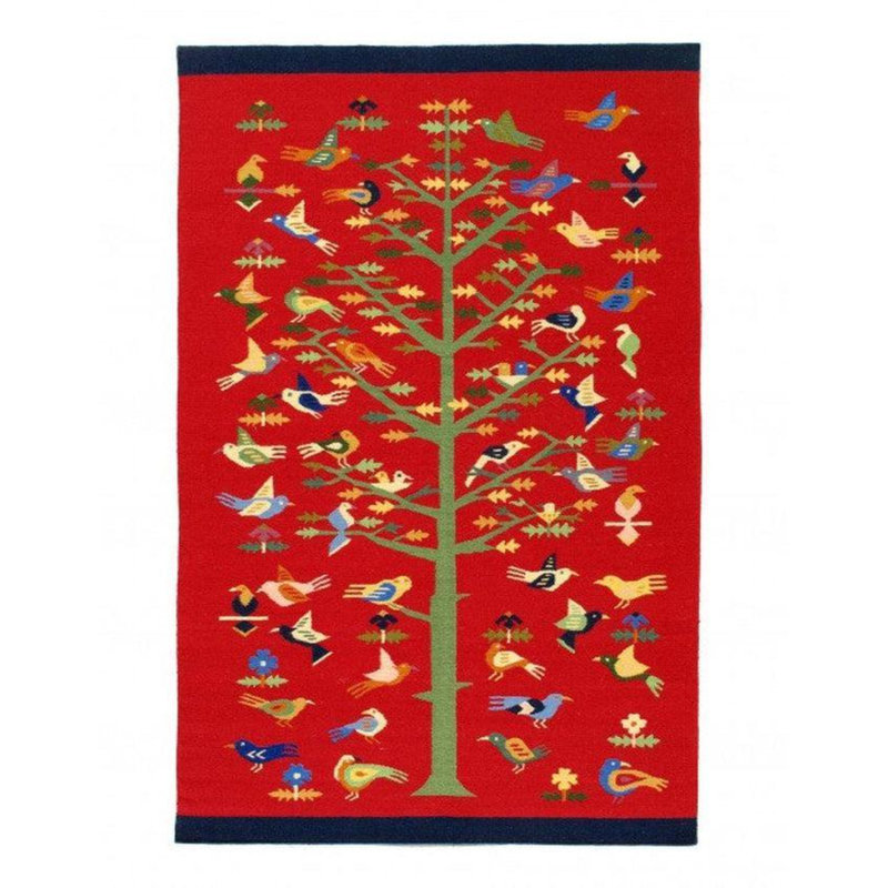 Tapis oriental rouge / vert en laine et coton noué à la main 3 pi x 5 pi mozes