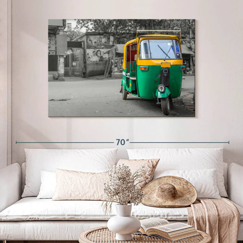 Mehar Indian Rickshaw Pop, 32" H x 48" W