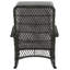 Chaise berçante de patio avec coussins en polyester Fruttuo-1148350648