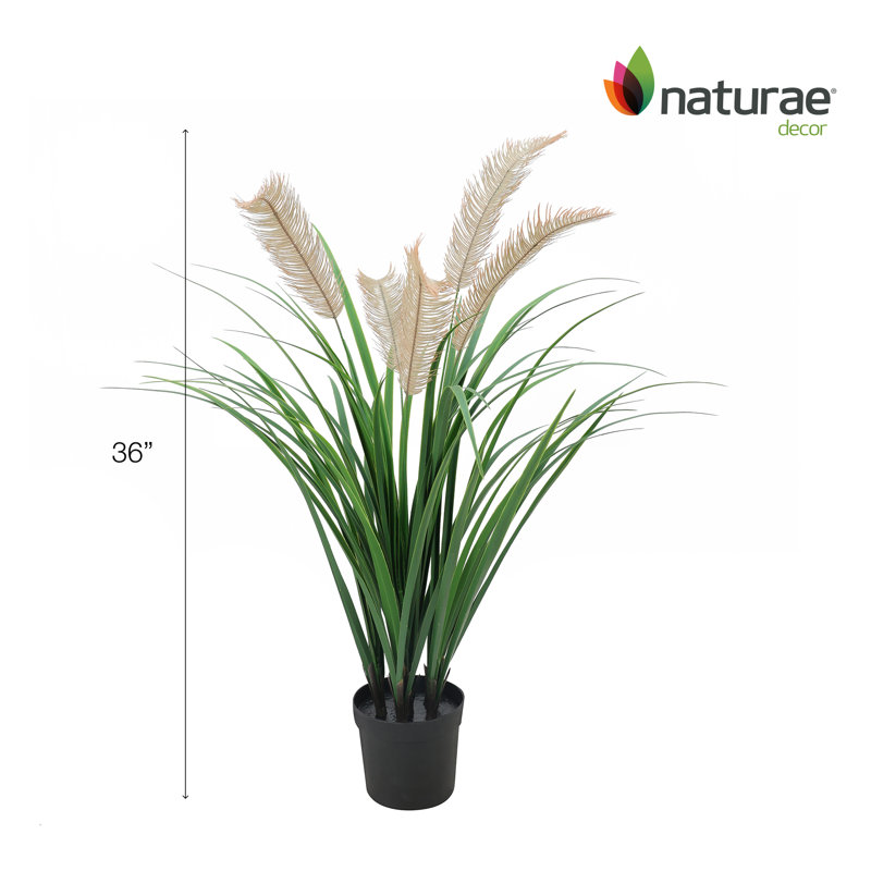 Herbe noire artificielle 36 po, 36,22 po x 4,72 po