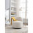 Swivel Accent Armchair Barrel Chair With Powder Coating Metal Ring-1122601912