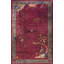 Hand Knotted Wool Area Rug in Pink