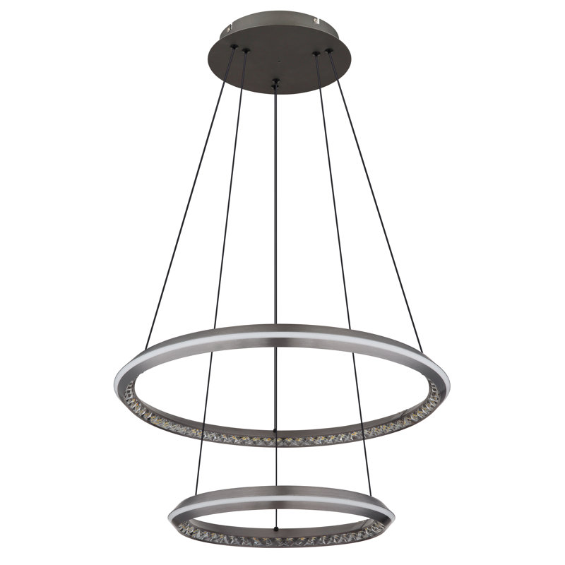 Dejontae 1 - Light Silver LED Pendant