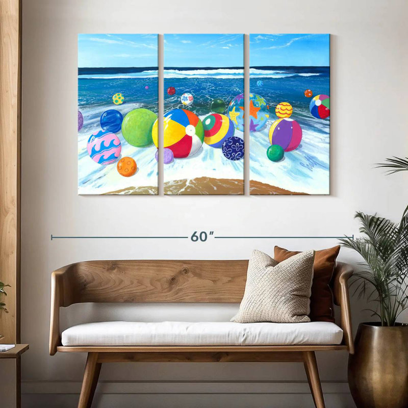 Ballons de plage Gillard, H 32 po x l 50 po