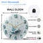 Horloge murale moderne 12 po