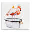 «Flamingo Bath Time Charmant Bubble Détail» par Jennifer Redstreake - reproduction d'art