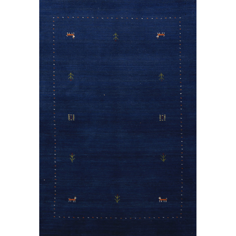 Tapis oriental bleu royal Royal Gabbeh