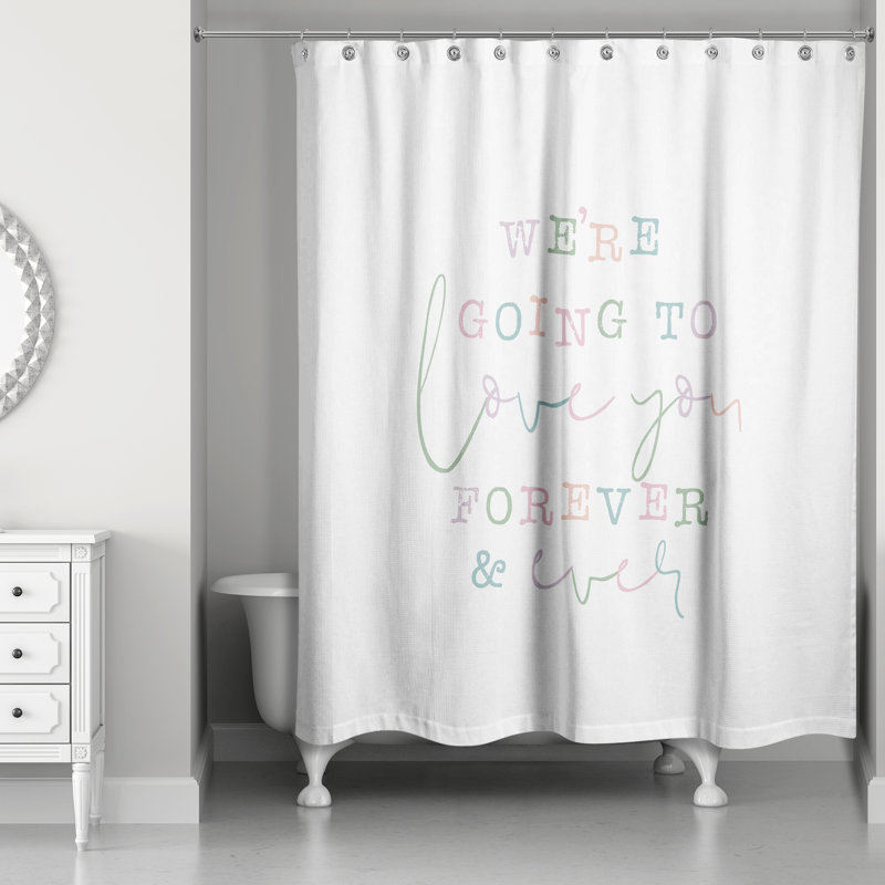 Love You Forever Shower Curtain