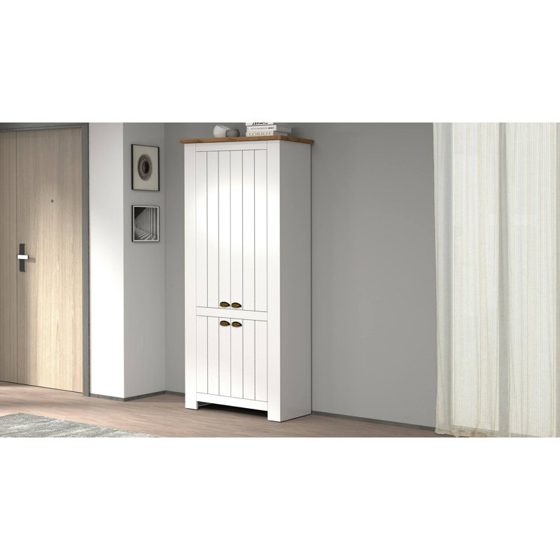 15 Pair Shoe Storage Cabinet, Beige