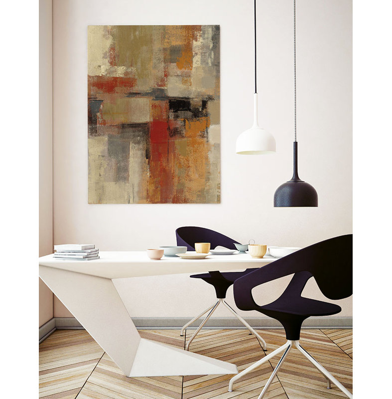 « intersection crop », reproduction de peinture à l’acrylique sur toile, H 20 po x l 16 po x P 2 po