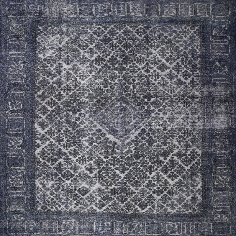 Cayvion Oriental Indoor Rug, Square 8'