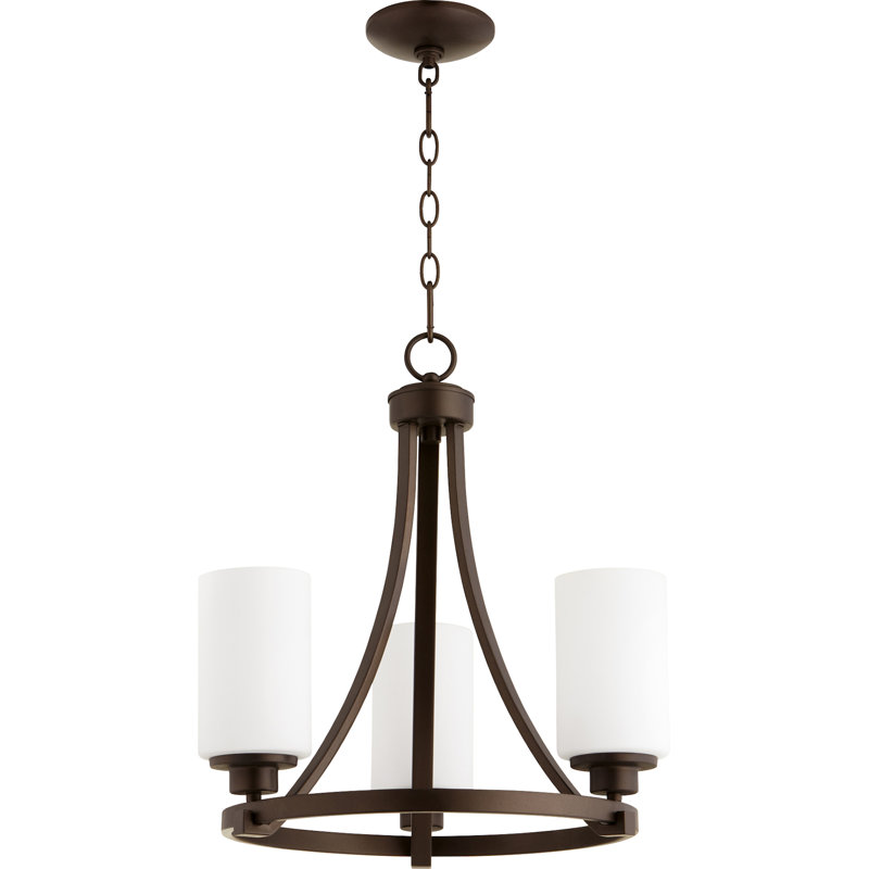 Radita 3 - Light Wagon Wheel Chandelier, Oiled Bronze