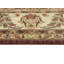 Tapis fin fait à la main Chobi Jennifer - Aubergine - Ivoire, 8 pi 0 po x 10 pi 6 po