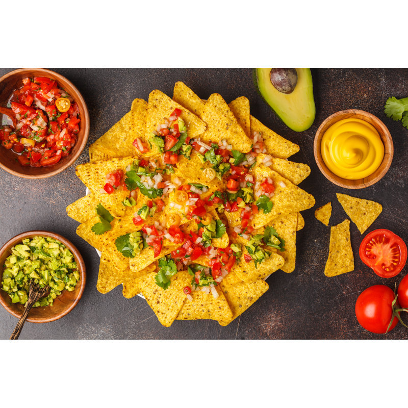 Mexican Food by Vaaseenaa - Wrapped Canvas Print, 30cm H x 46cm W x 3.8cm D