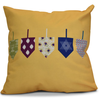 Hanukkah Reversible Throw Pillow