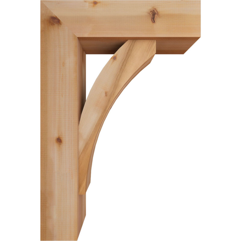 Support à blocs l 7 1/2 po x P 24 po x H 36 po Thorton, 36 x 24, Cèdre rouge occidental de l 7 1/2 po (lisse)
